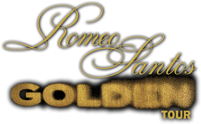 Entradas Romeo Santos En Chile - Logo Golden Tour Romeo Santos (953x415), Png Download
