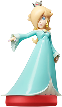 Nintendo Game - Rosalina Amiibo Mario Series (380x408), Png Download