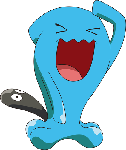 Wobbuffet - Pokemons Del Team Rocket (422x500), Png Download