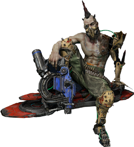 Anarki - Quake Anarki (433x500), Png Download