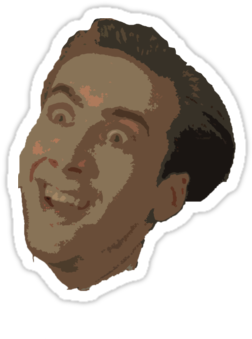 Nicolas Cage (375x360), Png Download