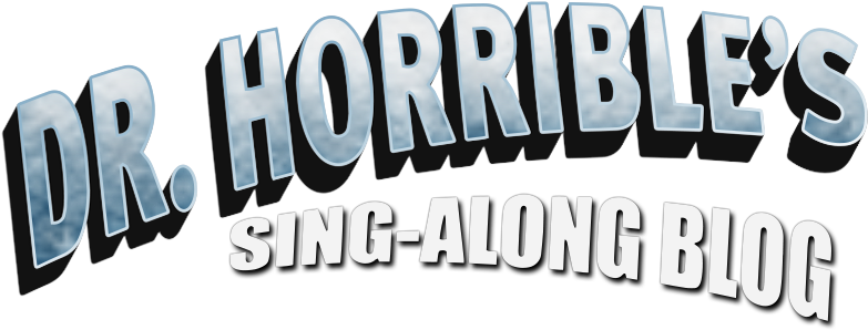 Sing A Long Png - Dr Horrible's Sing Along Blog Logo (800x310), Png Download
