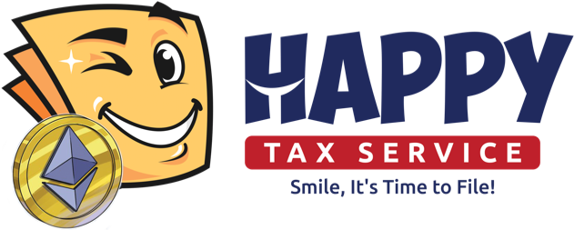 Happy Tax Launches Special Initiative For Crypto Investors - Taxes Made Happy By Mario Costanz (640x265), Png Download