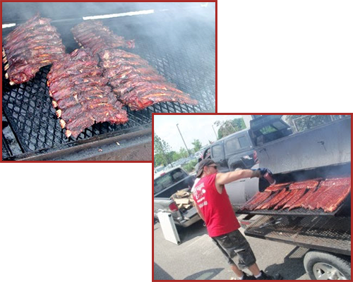 Barbecue Catering - Bbq Ribs (500x400), Png Download