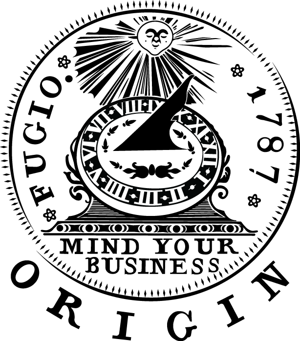 Sticker Design For Origin Colorado Featuring A Digital - Emblem (614x698), Png Download