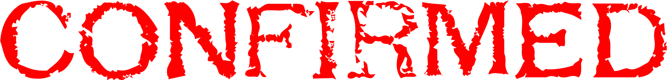 File - Confirmed - Graphic Design (2707x876), Png Download