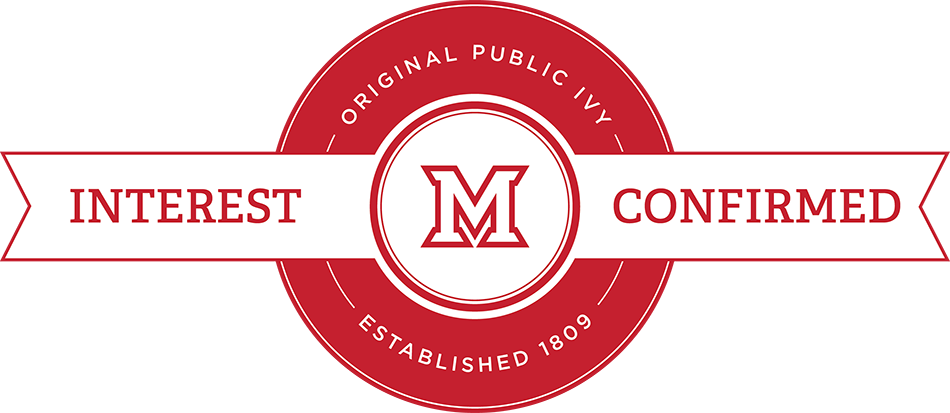 Interest Confirmed - Miami Redhawks Crystal And Pearl Earrings (950x413), Png Download