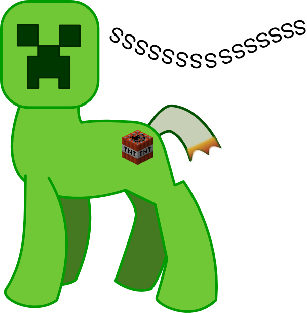 Teat Tht Minecraft Green Text Vertebrate Leaf Horse - Cartoon (606x617), Png Download