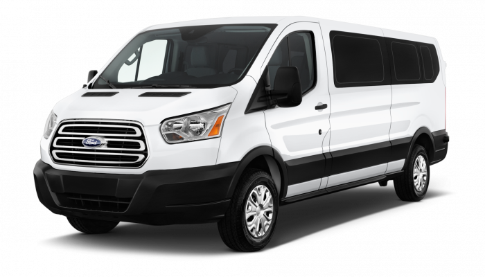 15 Passenger Ford Transit Or Similar - 2017 Ford 15 Passenger Van (700x400), Png Download