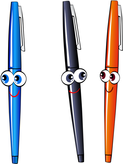 Stationery Items (518x692), Png Download