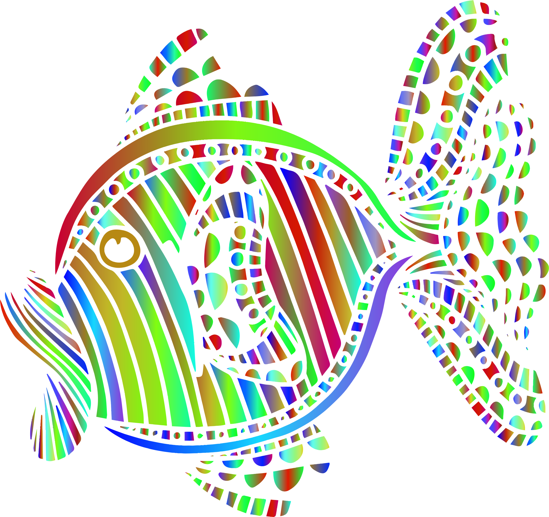 Abstract Colorful Fish 7 Svg Transparent Stock - Clip Art (2225x2097), Png Download