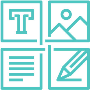 Design-squares - Electric Blue (1000x333), Png Download