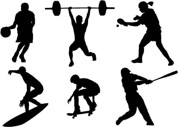 People Sport - Transparent Background Sport Clipart (600x424), Png Download