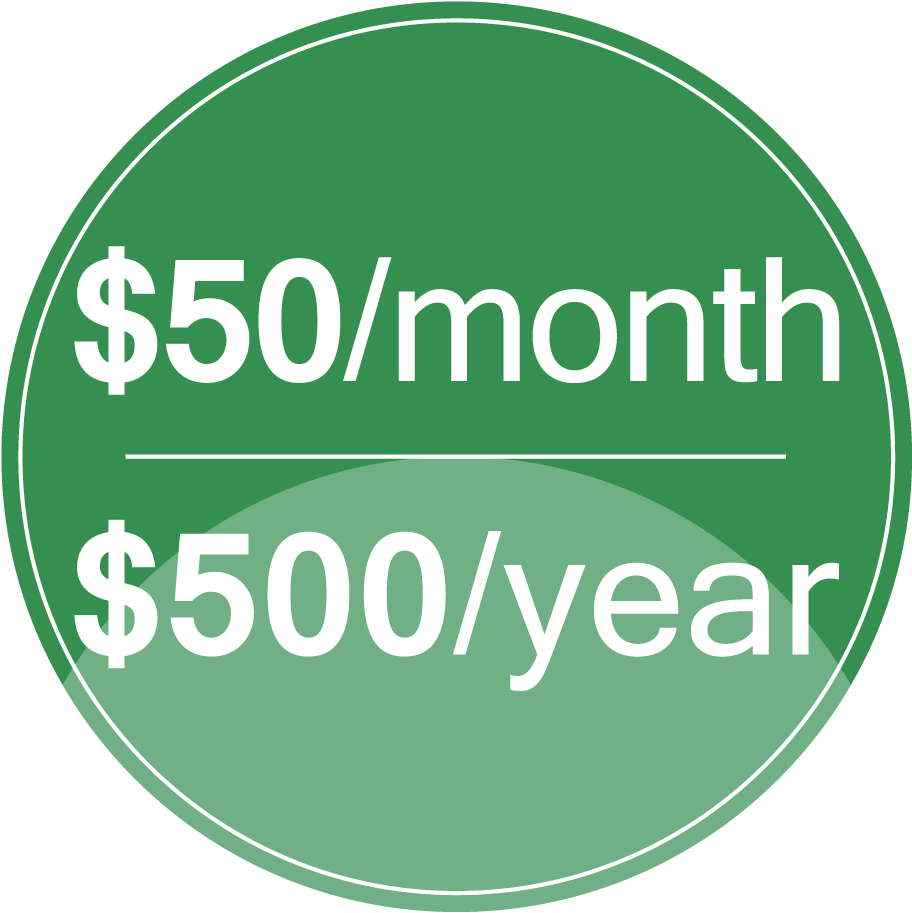 $50 / Month Membership - Good Night All My Friends Messages (938x938), Png Download