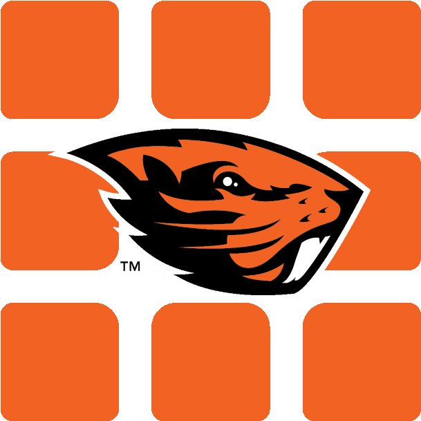 Oregon State Alpha - Osu Beavers (637x625), Png Download