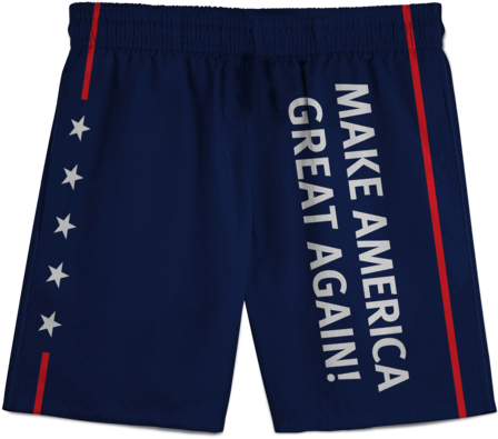Maga Athletic Shorts - Make America Great Again Shorts (600x600), Png Download