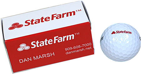 Corporate Logo Golf Balls - Custom Banner Flag, 27 1/2" L X 9 1/2" W, Promotional (470x265), Png Download