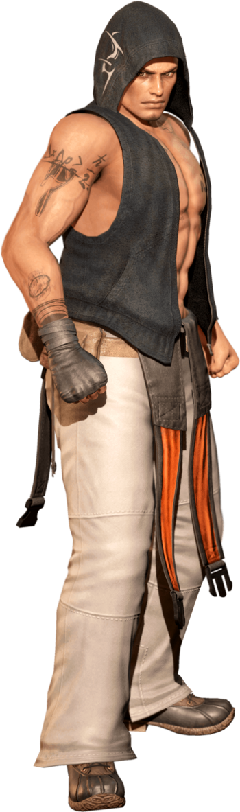 Original Dead Or Alive 5 Characters - Doa5 Rig Tattoos (350x1183), Png Download