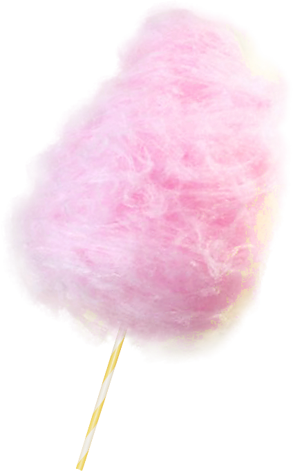 Cotton Candy Transparent Images - Cotton Candy Png (424x680), Png Download