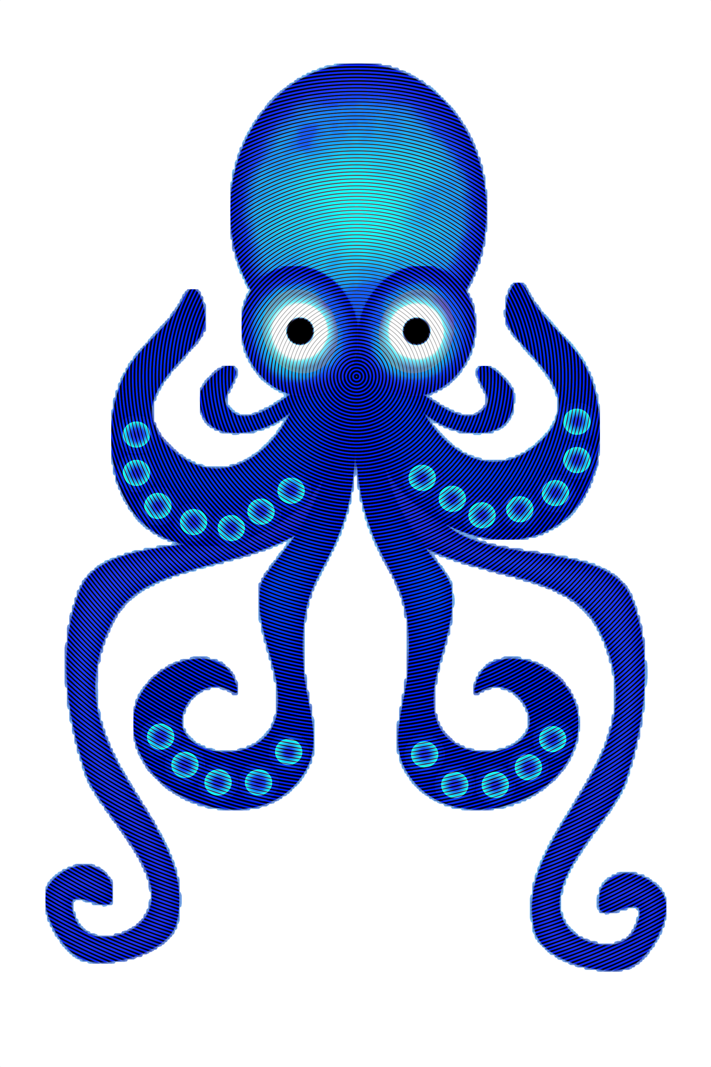 Octopus - Linux Octopus (2399x3599), Png Download