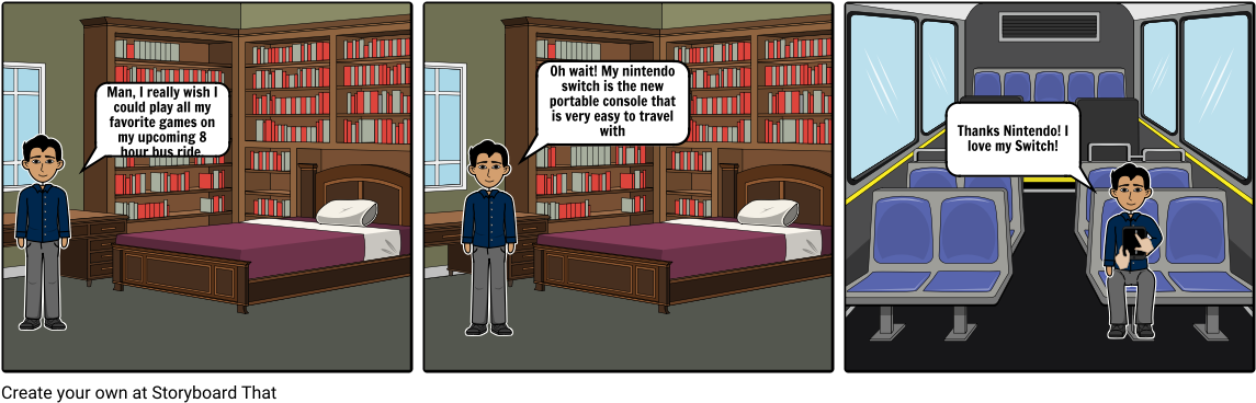 Nintendo Switch - Bedroom (1164x385), Png Download