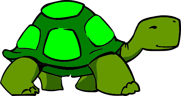 Turtle Clip Art At Clker - Turtle Clipart No Background (600x317), Png Download