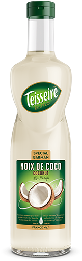 Teis Barman Coconut 70cl Png - Teisseire Caramel Coffee Syrup 1 Litre (346x535), Png Download