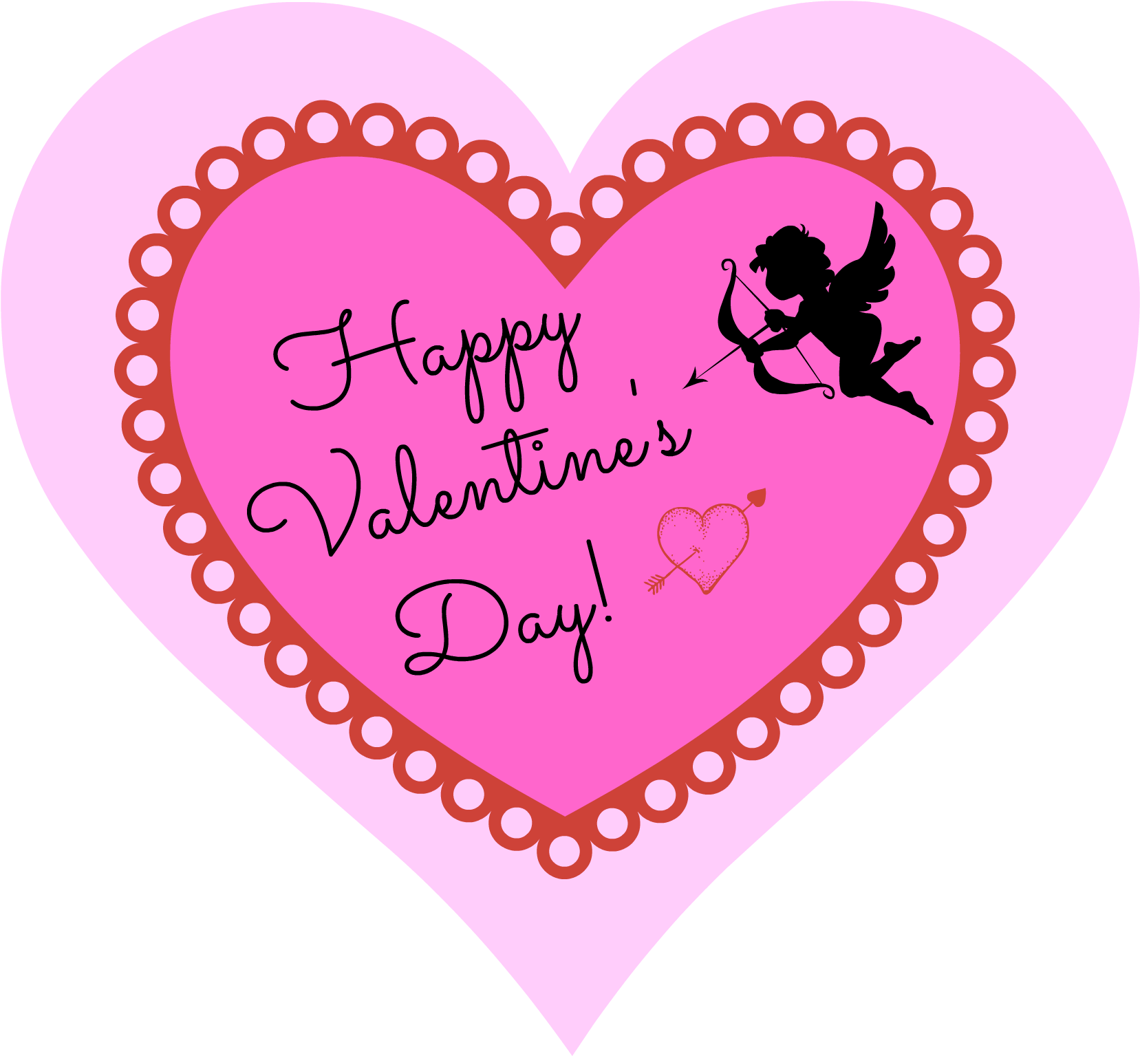 Happy Valentines Day - Julia Usher Marble Cookies (1774x1774), Png Download