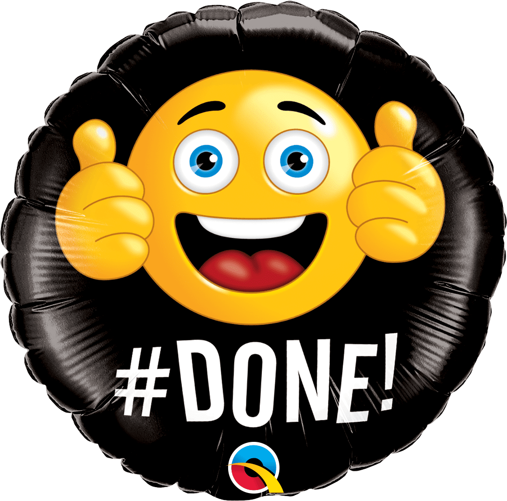 Well Done - Done Balloon (400x395), Png Download