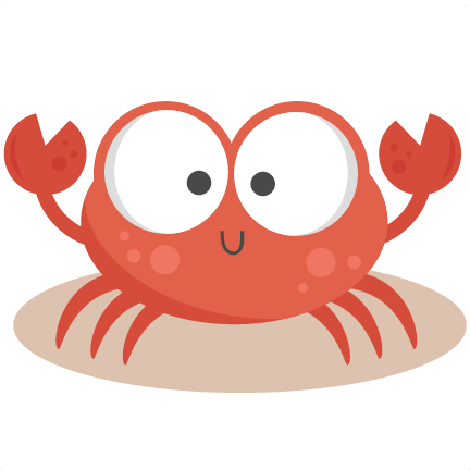 Crab Clipart Beach - Crab Clipart Transparent Background (432x432), Png Download
