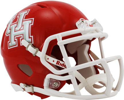 Houston Cougars Ncaa Speed Mini Helmet - Houston Cougars Football Helmet (475x429), Png Download