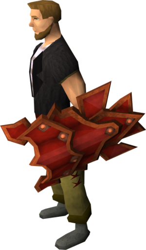 A Person Wearing Full Dragon - Shield (300x514), Png Download