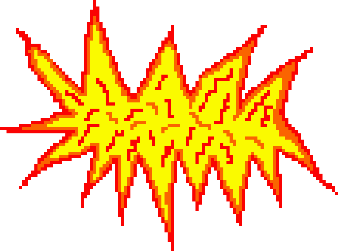 Boom - Pixel Art (1400x980), Png Download