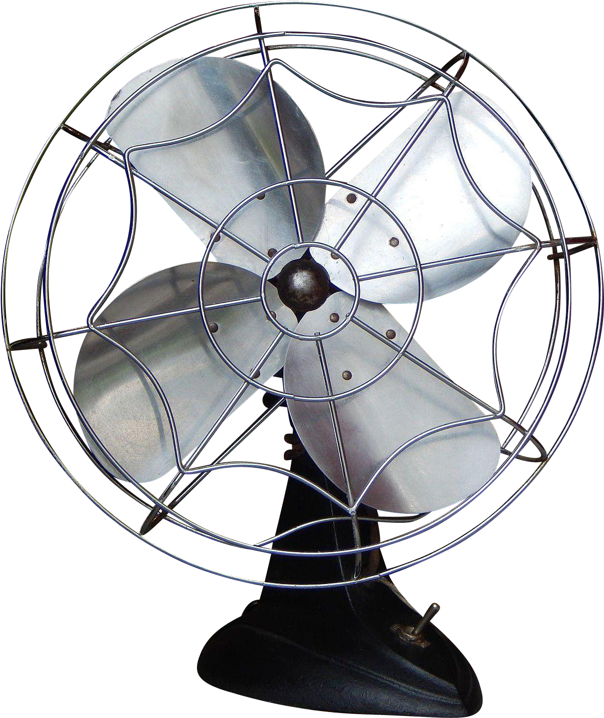 1940's Art Deco Mastercraft Table Fan - Ventilation Fan (1462x1462), Png Download