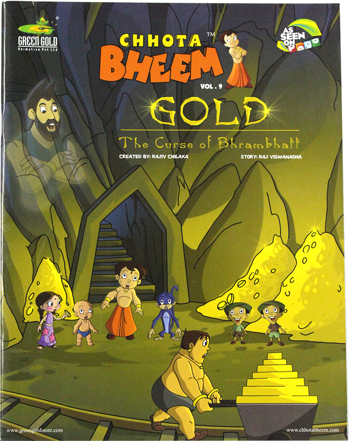 Chhota Bheem Gold-the Curse Of Bhrambhatt - Chhota Bheem Gold I The Curse Of Brahmbhatt (1500x1500), Png Download