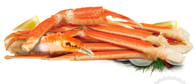 Crab Legs Png - Snow Crab Legs Meat (711x306), Png Download
