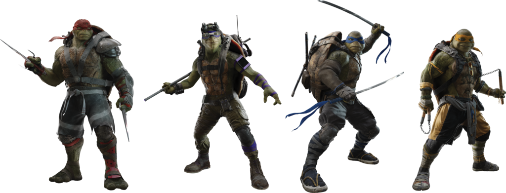Teenage Mutant Ninja Turtles Png Transparent - Edre Mutant Ninja Turtles Out Of The Shadows 1 Dog&cat (1024x391), Png Download