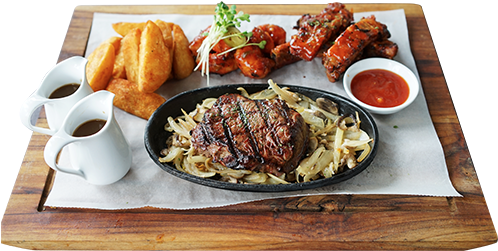 Alfdn Rib Steak Praw - Jokbal (500x266), Png Download