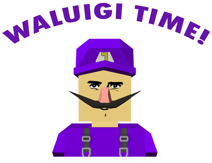 Waluigi Time (713x548), Png Download