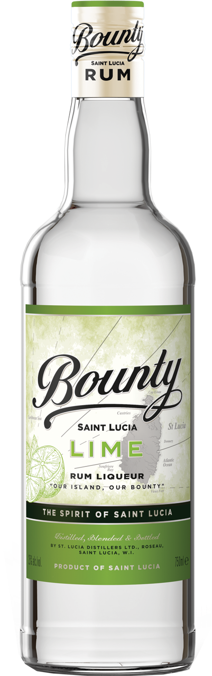 Bounty Rum Lime St Lucia Rum - Bounty Rum (750x1500), Png Download