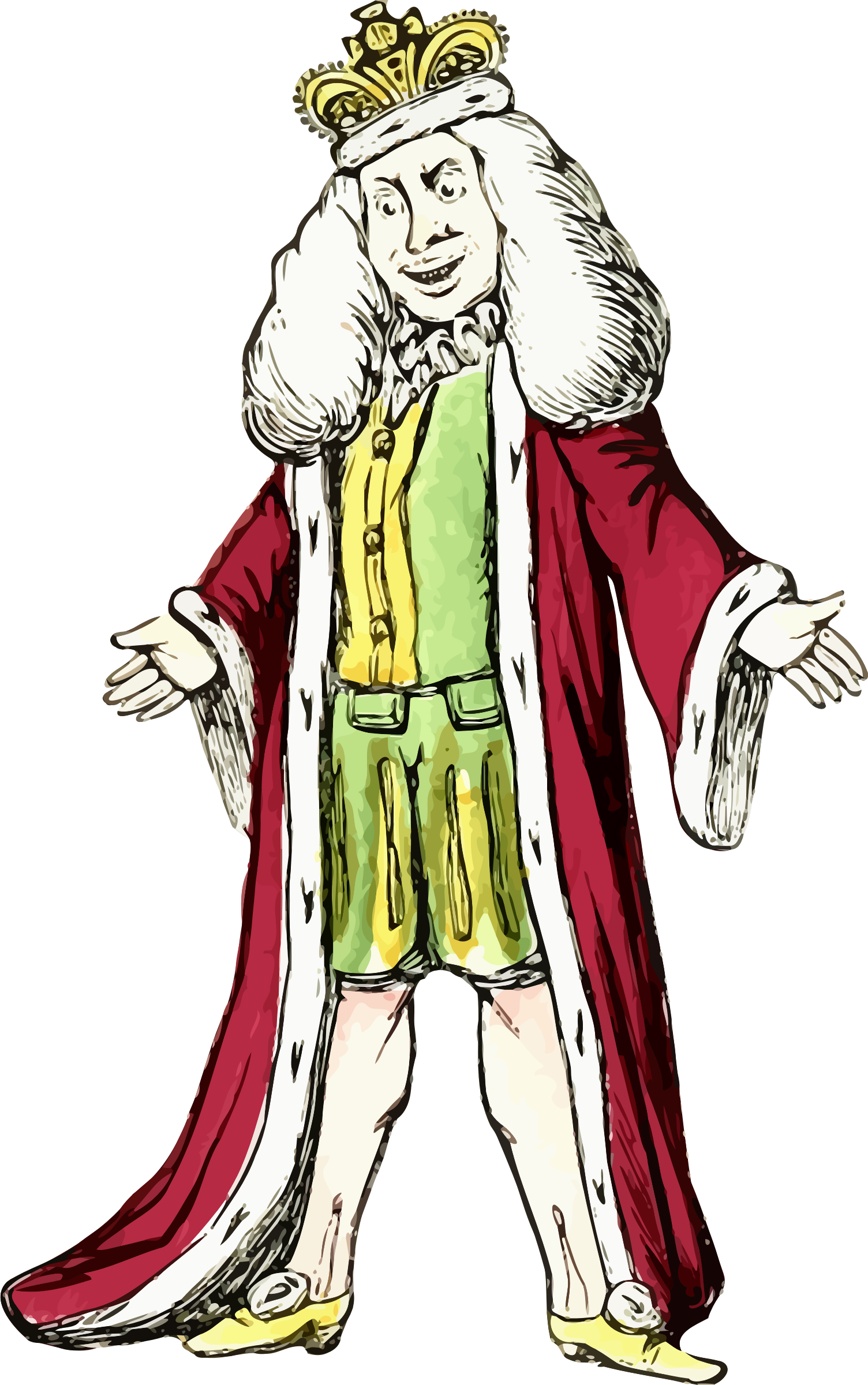 Throne Monarch Royal Family Costume Storytelling - Royal Person Clipart (470x750), Png Download