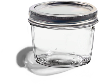 Oo Wide Mouth Half Pint Mason Jar W - Lid (500x351), Png Download