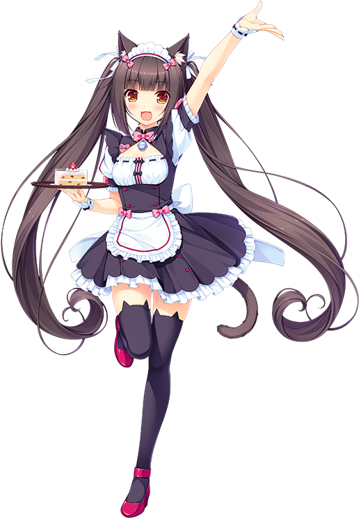 Nekopara Chocola Maid (620x800), Png Download
