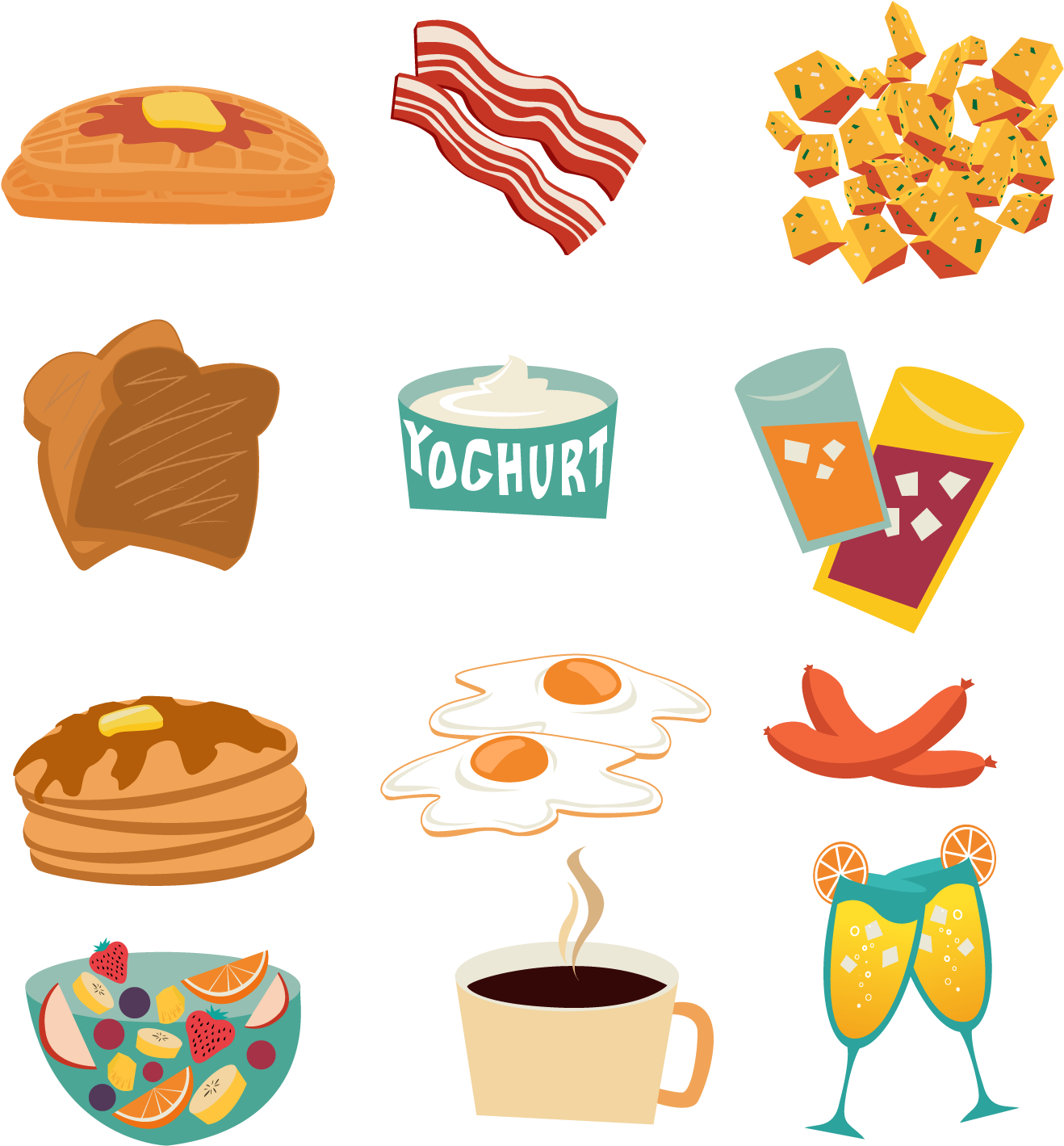Jpg Freeuse Download Breakfast Vector English - Design (1500x1500), Png Download
