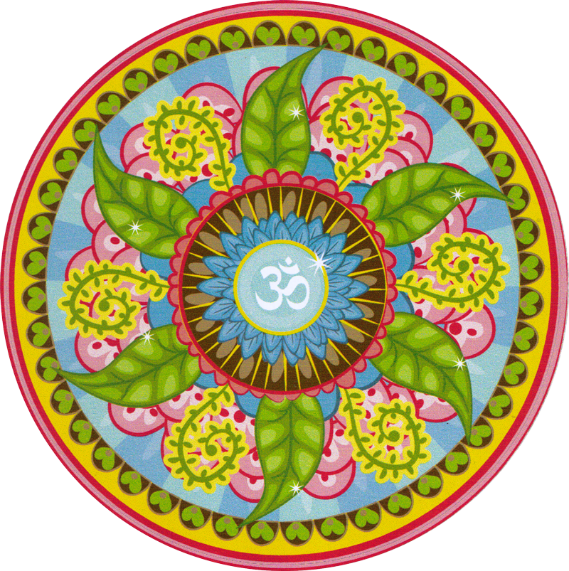 Bumper Sticker / Decal - Om Mandala Small Bumper Sticker Decal 3 Circular (800x803), Png Download