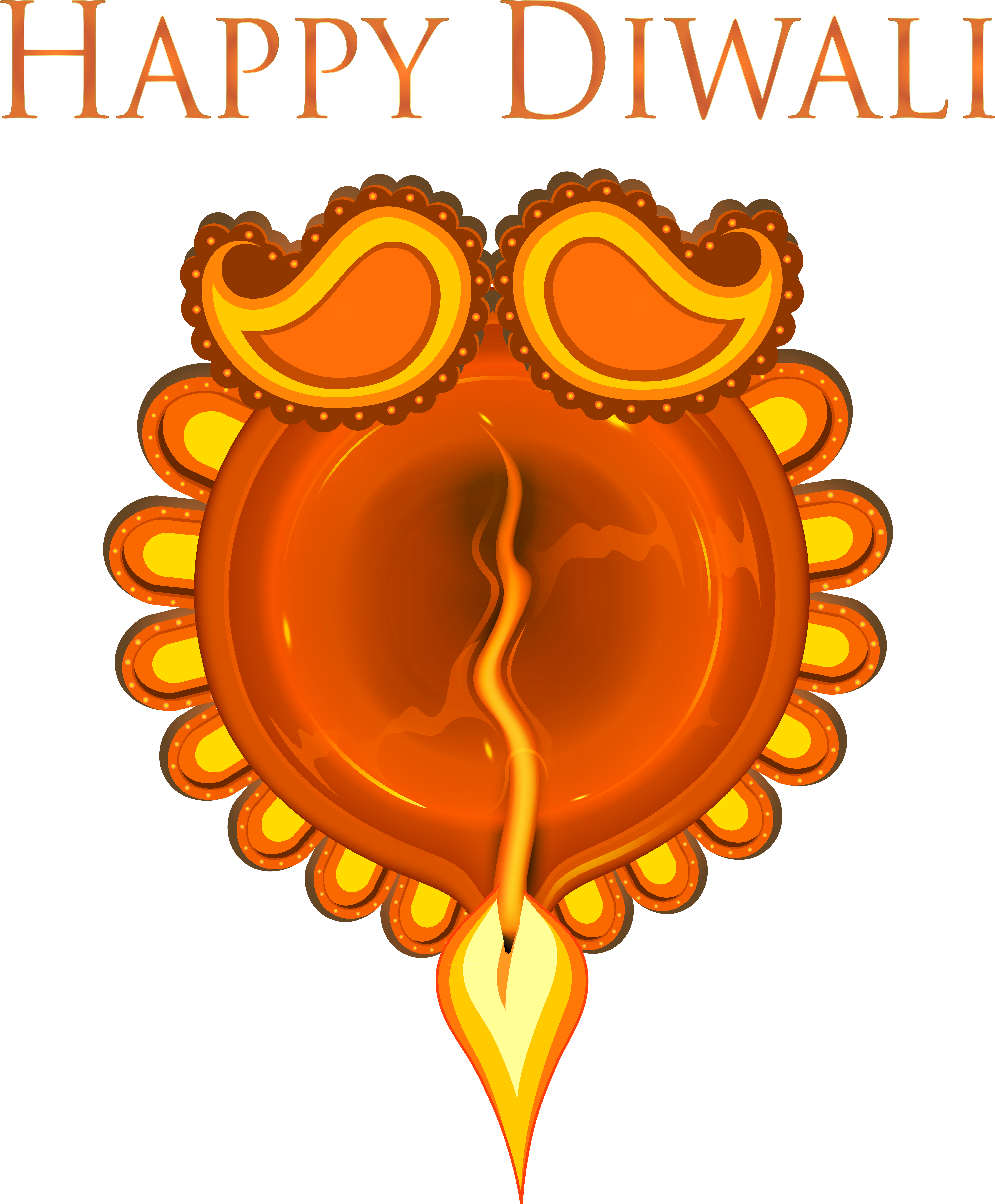 Happy Diwali Png (6597x8000), Png Download