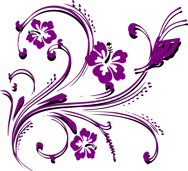 Wedding Card Cliparts Png - Butterfly Border Design Png (600x546), Png Download