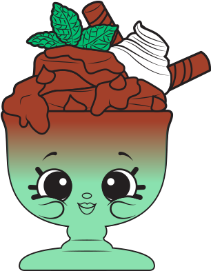 From The People Behind Trash Packs Come Shopkins - Choc Mint Charlie Shopkin (400x400), Png Download