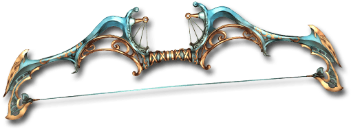 Elfin Bow - Silver (640x554), Png Download