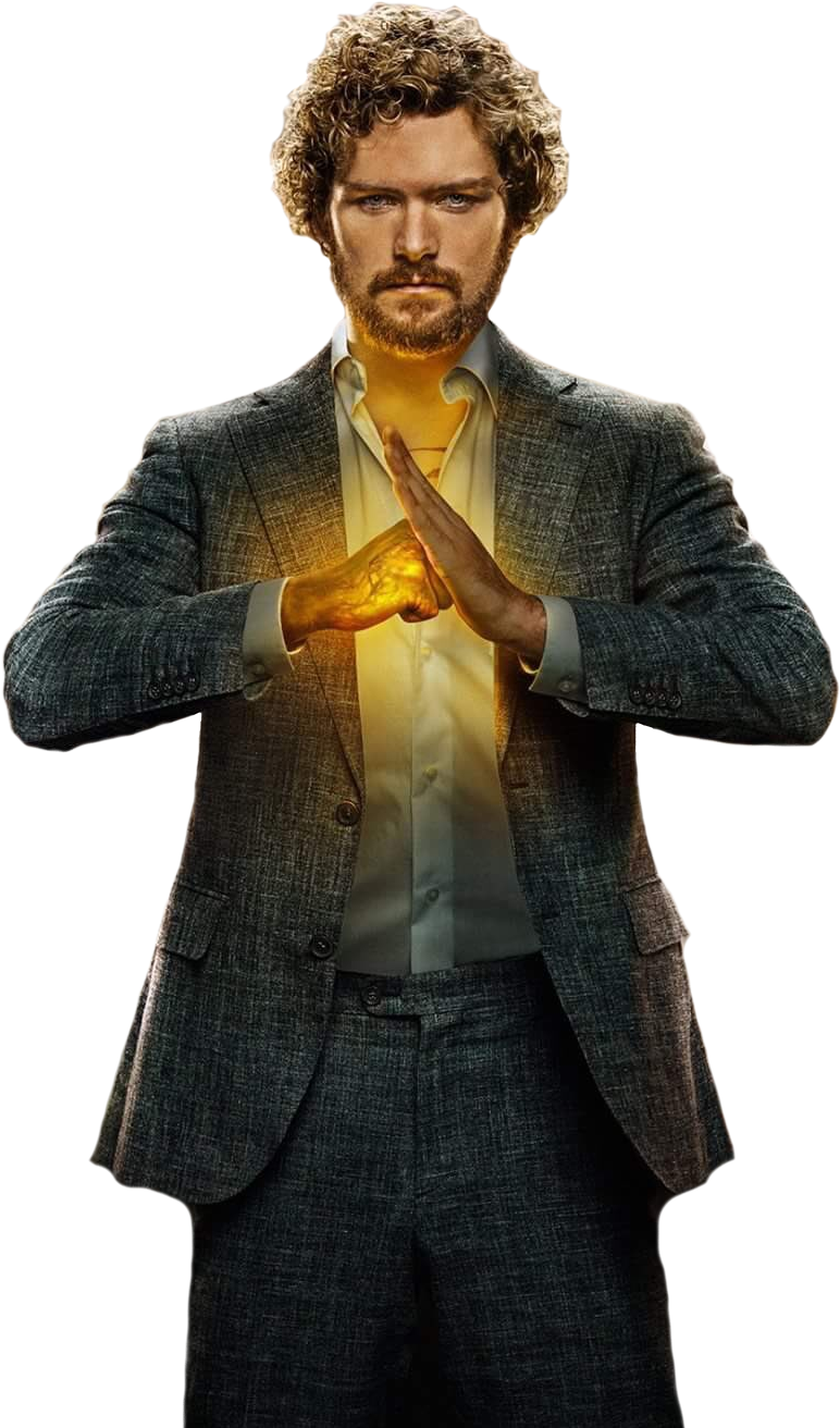 Home To Transparent Superheroes Finn Jones As Iron - Luke Cage Season 2 Iron Fist (800x1331), Png Download